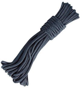 MIL-COM šňůra ø 9 mm / 15 m ČERNÁ