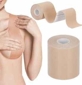 Push-up páska na prsa 7,5cm x 5m, béžová SPRINGOS BOOB