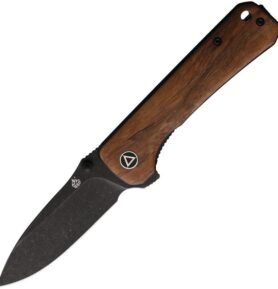 QSP nůž zavírací HAWK hladké ostří DŘEVĚNÁ rukojeť