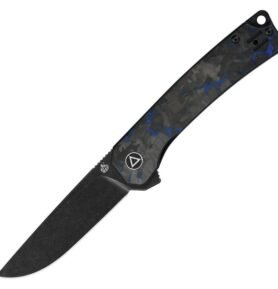 QSP nůž zavírací OSPREY hladké ostří G10/CF ČERNÝ/MODRÝ