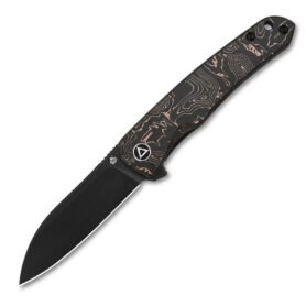 QSP nůž zavírací OTTER hladké ostří Copper Foil/CF ČERNÝ