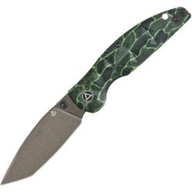 QSP nůž zavírací TURTLE PUNK tanto ZELENÝ/ČERNÝ
