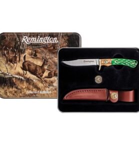 Nůž s pevnou čepelí REMINGTON WHITETAILS v dárkové krabičce