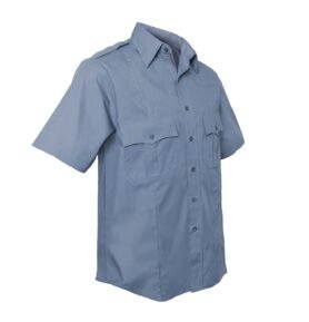 Košile POLICIE A SECURITY krátký rukáv SVĚTLE MODRÁ vel. 3XL