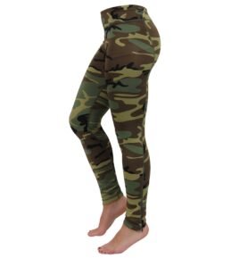 Legíny maskáčové WORKOUT WOODLAND vel. M