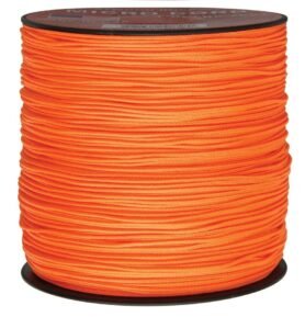 Šňůra MINI PARACORD nylon ø 1,12 mm / 300 m NEON ORANGE