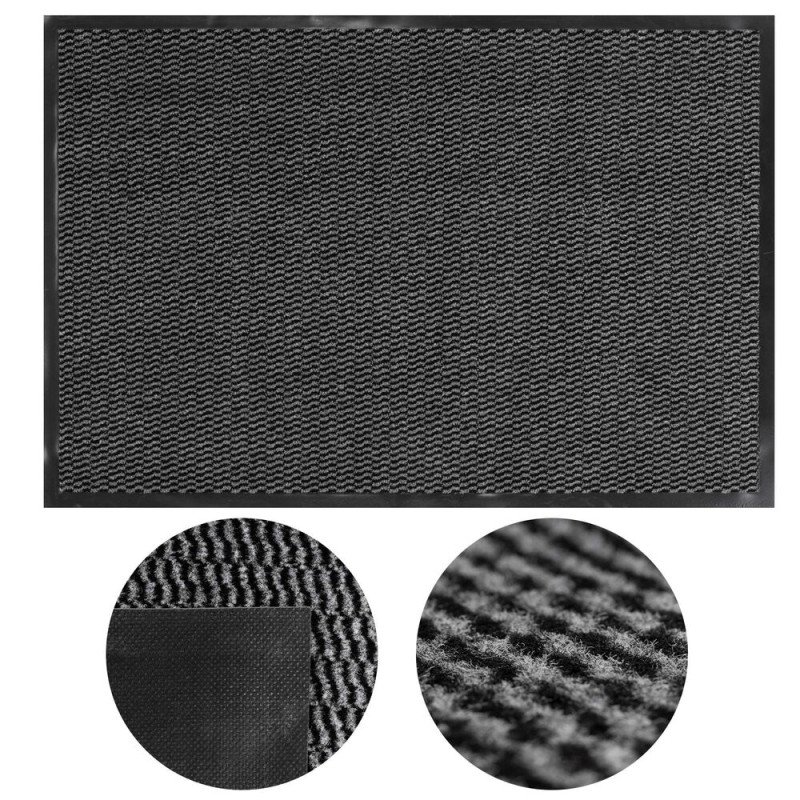 SPRINGOS Rohožka před dveře 60x90 cm HA7533 černá