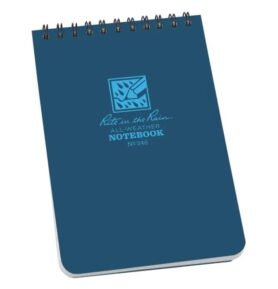 RITE IN THE RAIN blok voděodolný spirálový Notebook TOP-SPIRAL 4x6" MODRÝ