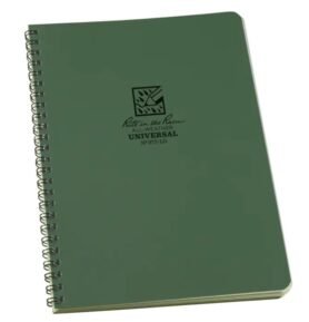 RITE IN THE RAIN blok voděodolný spirálový Universal LARGE 6 5/8"x 8 1/2" ZELENÝ