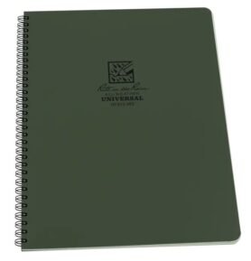 RITE IN THE RAIN blok voděodolný spirálový Universal MAXI 8 1/2"x 11" ZELENÝ