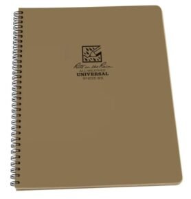 RITE IN THE RAIN blok voděodolný spirálový Universal MAXI 8 1/2"x 11" DESERT