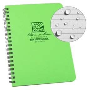 RITE IN THE RAIN blok voděodolný spirálový Universal 4 5/8"x7" HI VIS