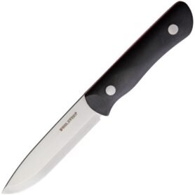 REAL STEEL nůž BUSHCRAFT III s pevnou čepelí ČERNÝ