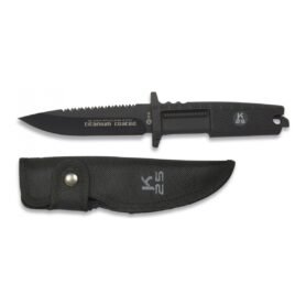 K25 nůž Tactical 31910 pevná čepel ČERNÝ