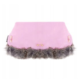 Rukávník s kožíškem SPRINGOS GLORY růžový