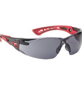 BOLLE brýle ochranné RUSH+ kouřová skla ČERVENÉ