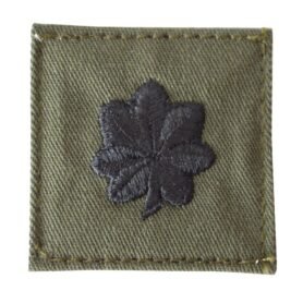 MILITARY RANGE nášivka hodnosti VELCRO LT. COLONEL ZELENÁ