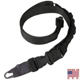 CONDOR OUTDOOR popruh zbraňový VIPER BUNGEE jednobodový ČERNÝ