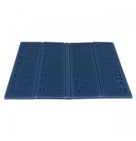 YATE podsedák skládací MORSEOVKA 36 x 26 x 0,8 cm TMAVĚ MODRÝ