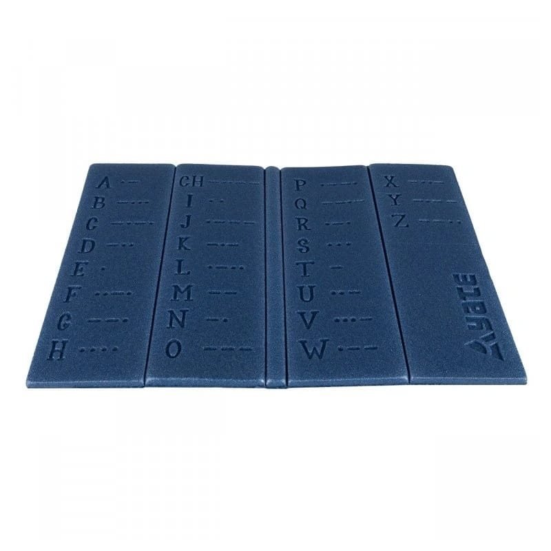 YATE podsedák skládací MORSEOVKA 36 x 26 x 0,8 cm TMAVĚ MODRÝ