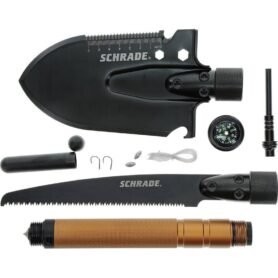 SCHRADE sada lopatka s pilou a SURVIVAL příslušenstvím