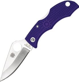 Spyderco nůž zavírací LADYBUG hladké ostří FIALOVÝ