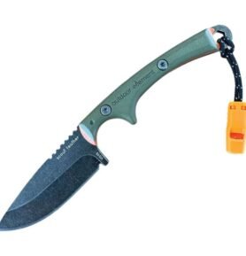 Nůž SCOUT FEATHER s píšťalkou ZELENÝ