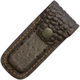 SHEATHS pouzdro opaskové CROCODILE na zavírací nůž KOŽENÉ