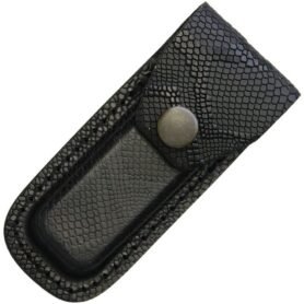 SHEATHS pouzdro opaskové SNAKE na zavírací nůž KOŽENÉ ČERNÉ
