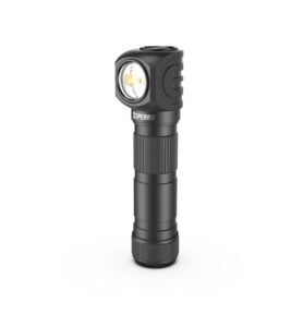 SPERAS svítilna čelová SH18 dobíjecí, pravoúhlá, multifunkční, 2000 lumenů