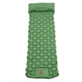 McGuire Gear karimatka McGuire se zabudovanou nožní pumpou a polštářem ZELENÁ