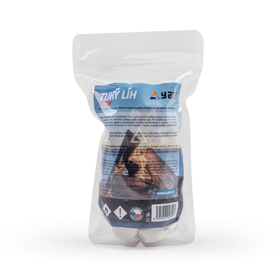 YATE tuhý líh 350 gramů pevné tablety