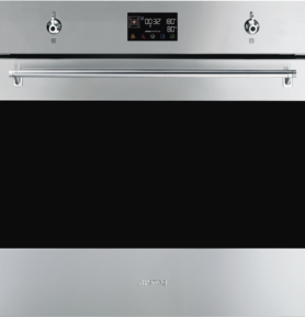 Smeg Vestavná trouba Classic, 60 cm, objem 68 l, SOP6302S2PX, nerezová SOP6302S2PX
