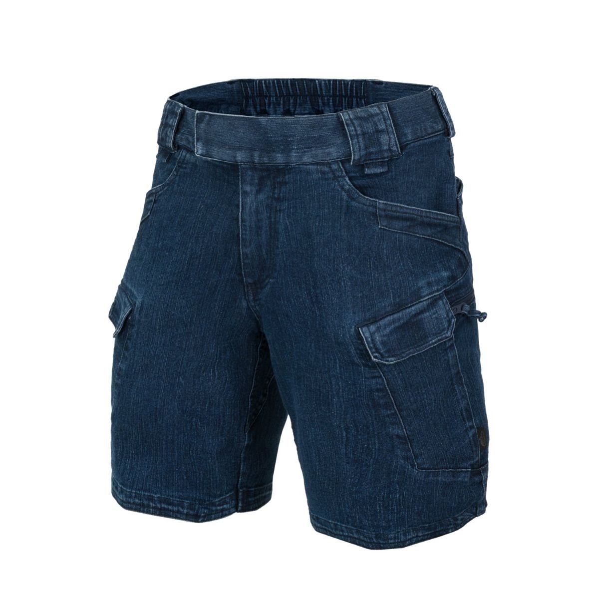 Kraťasy UTS URBAN TACTICAL® krátké 8,5" riflové DENIM MODRÉ vel. L