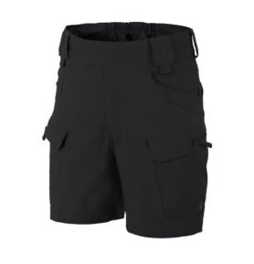 Kraťasy UTS URBAN TACTICAL® 6" rip-stop ČERNÉ vel. 4XL