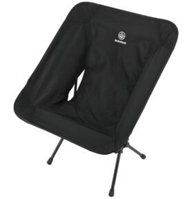 BUSHPEAK židle Wildscape Mini lehká skládací ČERNÁ