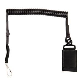 101INC kabel (telefonní) bezpečností SWAT ke zbrani ČERNÝ