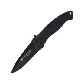Smith & Wesson nůž zavírací S.W.A.T. ČERNÝ hladké ostří