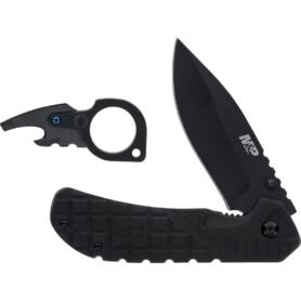 Smith & Wesson nůž zavírací SWP1188459 a otvírák ČERNÝ