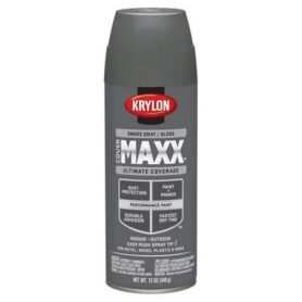 Barva KRYLON COVERMAXX® krycí maskovací ve spreji ŠEDÁ LESKLÁ