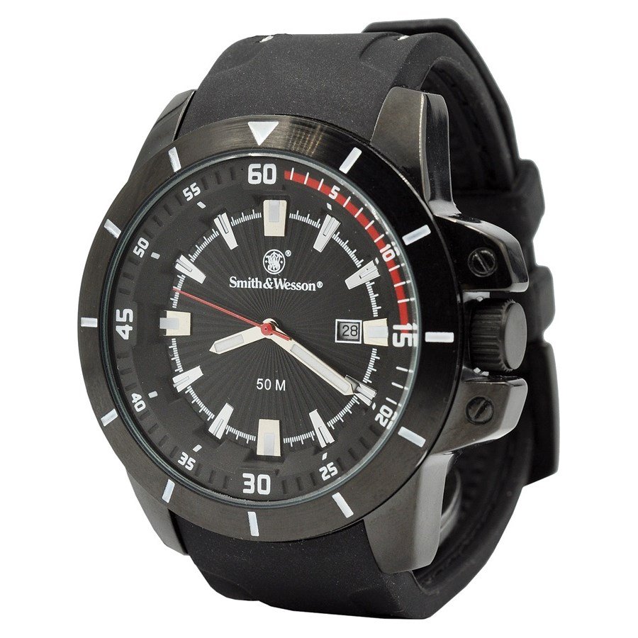 Smith & Wesson hodinky TROOPER s gumovým řemínkem