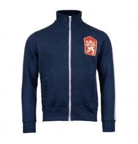 Mikina retro ČSSR s pruhem MODRÁ vel. S