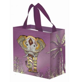 Taška lamino 10l Slon fialová