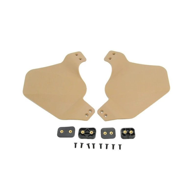 FMA chrániče tváří pro helmy s kolejnicí 2 kusy PÍSKOVÉ DESERT