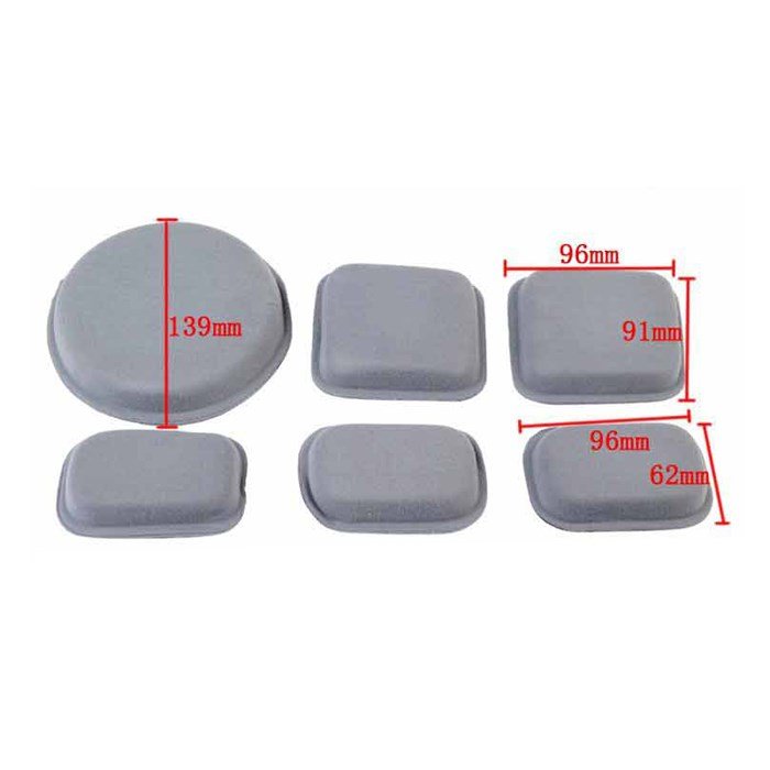 FMA polštářky ochranné do helmy set 9 ks