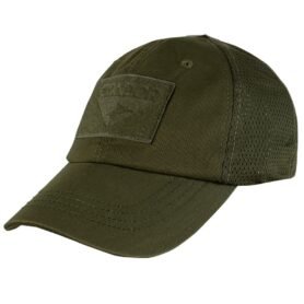 CONDOR OUTDOOR čepice OPERATOR MESH s velcro panely ZELENÁ