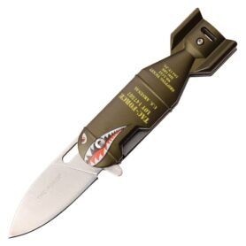 TAC-FORCE nůž zavírací LETECKÁ PUMA ZELENÝ