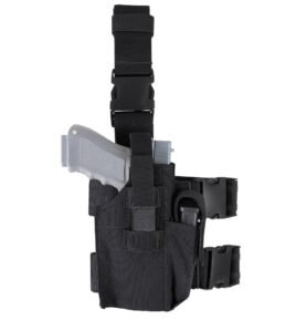 CONDOR OUTDOOR pouzdro pistolové stehenní MOLLE ČERNÉ