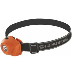 HIGHLANDER svítilna čelová BEAM 1 Watt/50 Lumens ORANŽOVÁ