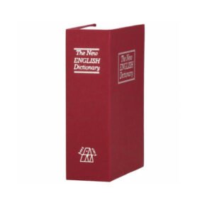 Trezor kniha SPRINGOS SAFEBOOK S červený